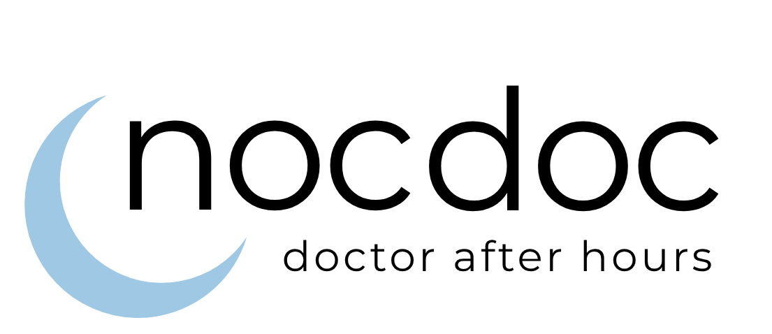 Logo of NocDoc, a doctor after hours in Table View, Cape Town.